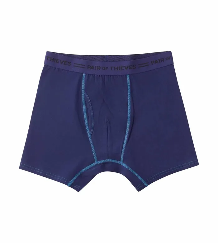 4 Way Stetch Every Day Kit Cotton Stretch Boxer Briefs Navy Underwear 3 Pack Men Pair Of Thieves Boxer Briefs
