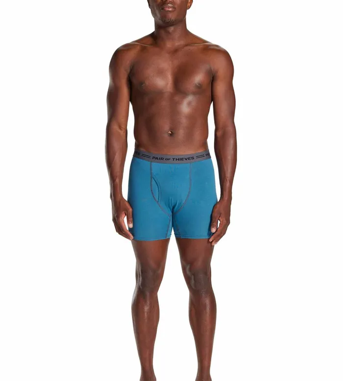 4 Way Stetch Every Day Kit Cotton Stretch Boxer Briefs Navy Underwear 3 Pack Men Pair Of Thieves Boxer Briefs