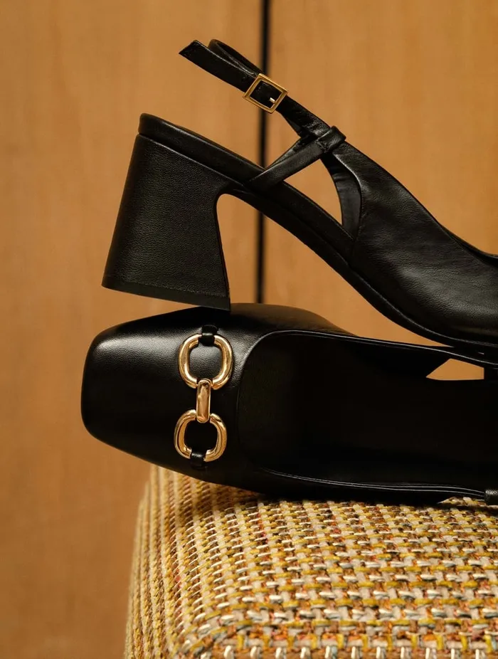 Abby Passion Black Women Bobbies Heeled Sandals Abby Passion Black Women Bobbies Heeled Sandals