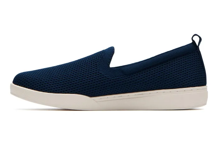 ABEO Footwear Encore Knit Slip On Blue Women Sneakers