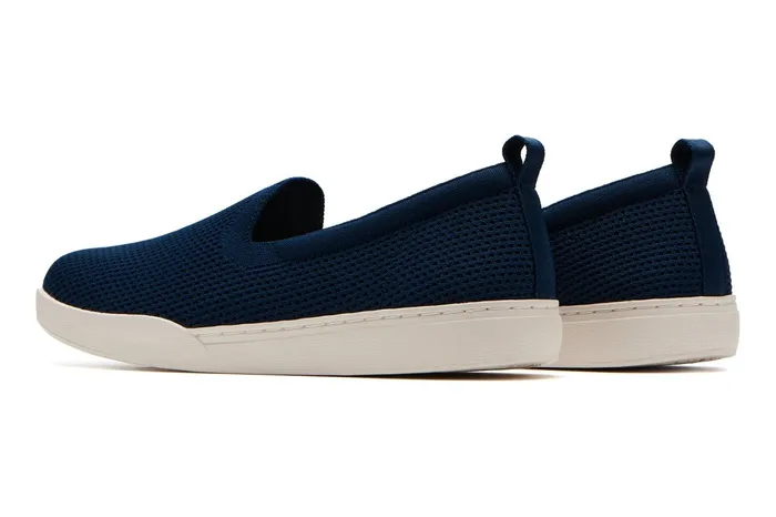ABEO Footwear Encore Knit Slip On Blue Women Sneakers