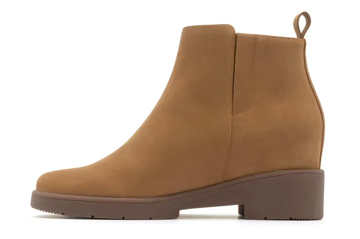 ABEO Footwear Horizon Zip Tan Nubuck Women Boots