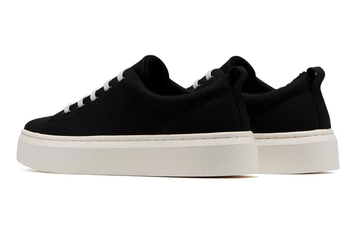 ABEO Footwear Jumpstreet Bungee Black Canvas Women Sneakers