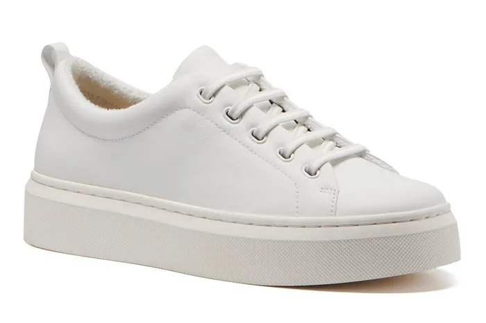 ABEO Footwear Jumpstreet Bungee White Leather Women Sneakers