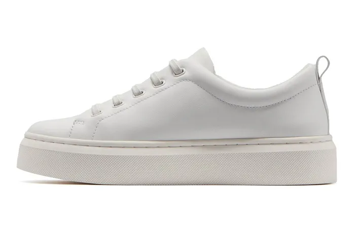 ABEO Footwear Jumpstreet Bungee White Leather Women Sneakers