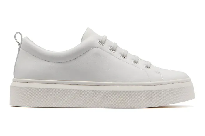 ABEO Footwear Jumpstreet Bungee White Leather Women Sneakers