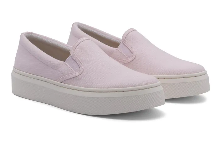 ABEO Footwear Jumpstreet Slip On Pink Canvas Women Casual Shoes ABEO Footwear Jumpstreet Slip On Pink Canvas Women Casual Shoes