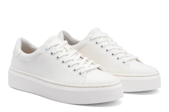 ABEO Footwear Jumpstreet Sneaker White Canvas Women Sneakers