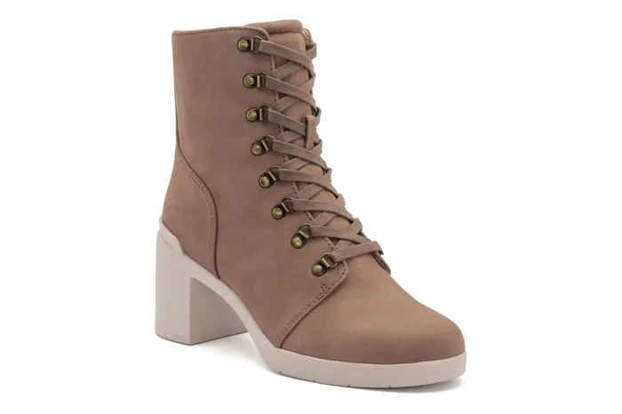 ABEO Footwear Metropolis Lace Beige Women Boots