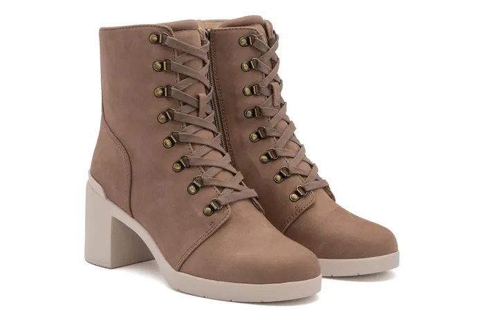 ABEO Footwear Metropolis Lace Beige Women Boots