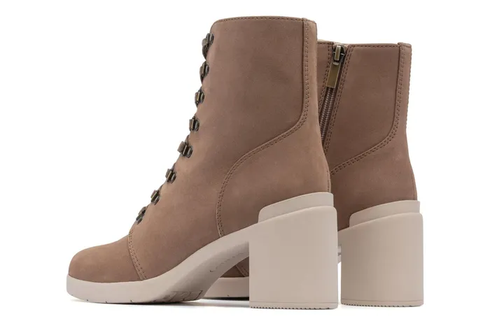 ABEO Footwear Metropolis Lace Beige Women Boots