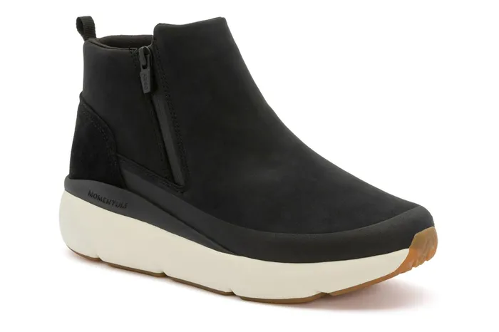 ABEO Footwear MXV Shift Zip Black Nubuck Women Boots