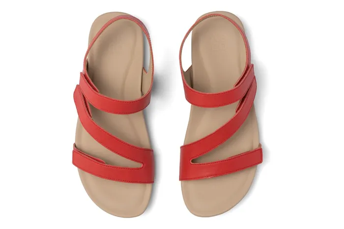 ABEO Footwear Oasis Sandal Red Women Sandals