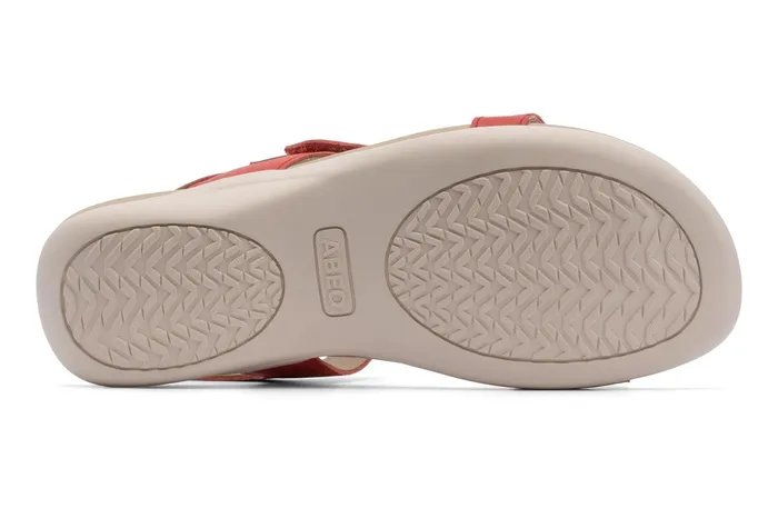 ABEO Footwear Oasis Sandal Red Women Sandals