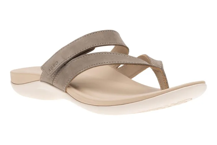 ABEO Footwear Oasis Thong Sandal Fossil Women Sandals