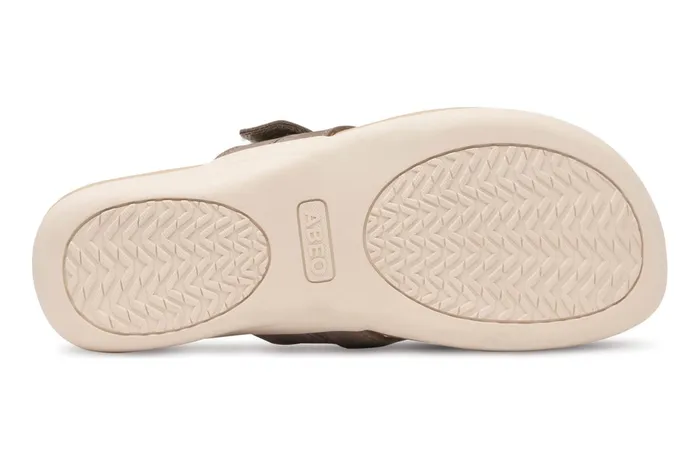 ABEO Footwear Oasis Thong Sandal Fossil Women Sandals ABEO Footwear Oasis Thong Sandal Fossil Women Sandals