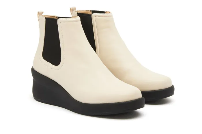 ABEO Footwear Passage Chelsea Off White Women Boots ABEO Footwear Passage Chelsea Off White Women Boots