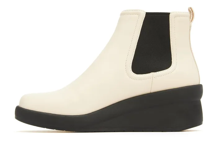 ABEO Footwear Passage Chelsea Off White Women Boots ABEO Footwear Passage Chelsea Off White Women Boots