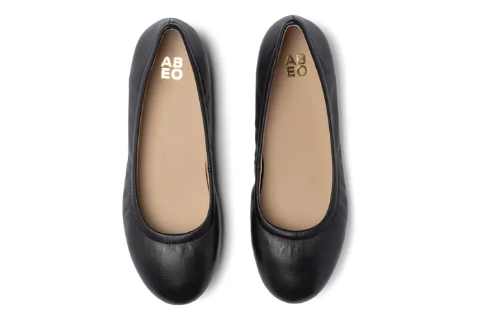 ABEO Footwear Promenade Flat Black Women Dress ABEO Footwear Promenade Flat Black Women Dress