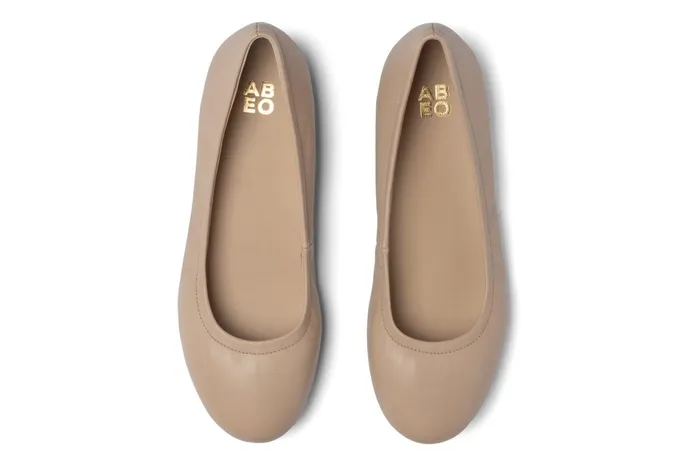 ABEO Footwear Promenade Flat Cuban Sand Women Dress ABEO Footwear Promenade Flat Cuban Sand Women Dress