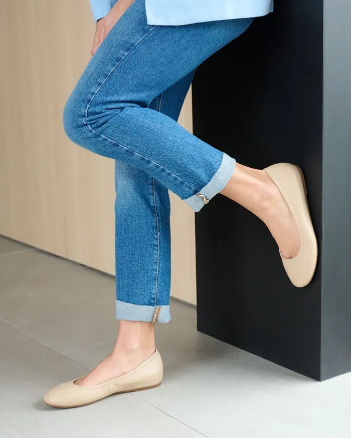 ABEO Footwear Promenade Flat Cuban Sand Women Dress ABEO Footwear Promenade Flat Cuban Sand Women Dress