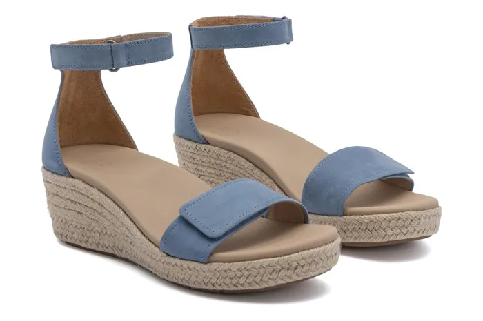 ABEO Footwear Riviera Ankle Sandal Denim Nubuck Women Sandals ABEO Footwear Riviera Ankle Sandal Denim Nubuck Women Sandals