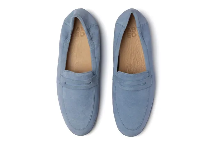 ABEO Footwear Strada Loafer Faded Denim Women Casual Shoes ABEO Footwear Strada Loafer Faded Denim Women Casual Shoes