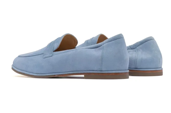 ABEO Footwear Strada Loafer Faded Denim Women Casual Shoes ABEO Footwear Strada Loafer Faded Denim Women Casual Shoes