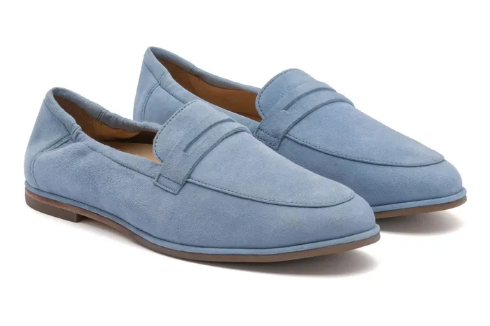 ABEO Footwear Strada Loafer Faded Denim Women Casual Shoes ABEO Footwear Strada Loafer Faded Denim Women Casual Shoes