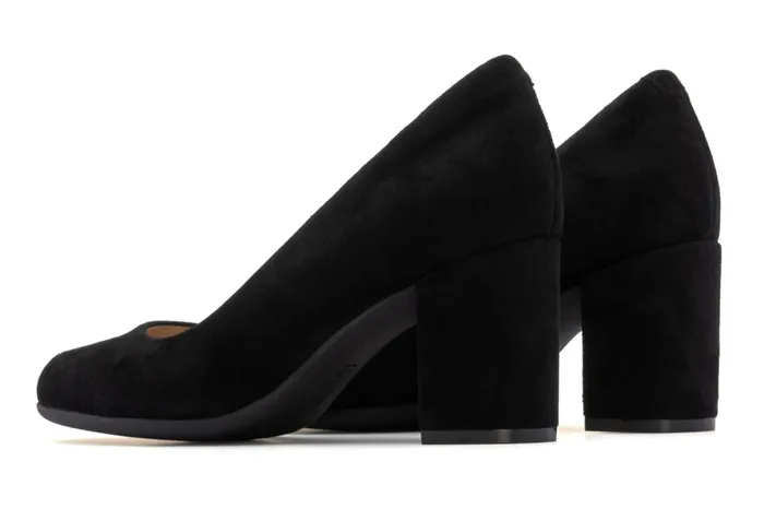 ABEO Footwear Tempo Pump Black Suede Women Dress ABEO Footwear Tempo Pump Black Suede Women Dress
