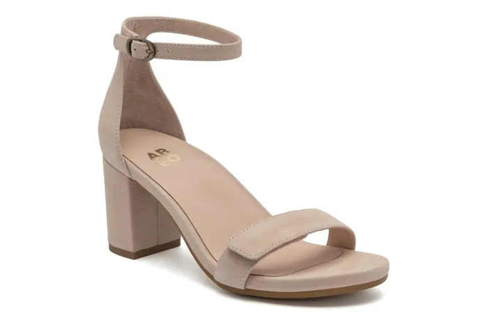 ABEO Footwear Tempo Strap Cuban Sand Nubuck Women Dress