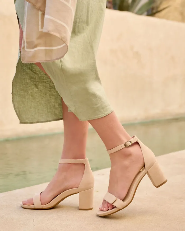 ABEO Footwear Tempo Strap Cuban Sand Nubuck Women Dress ABEO Footwear Tempo Strap Cuban Sand Nubuck Women Dress