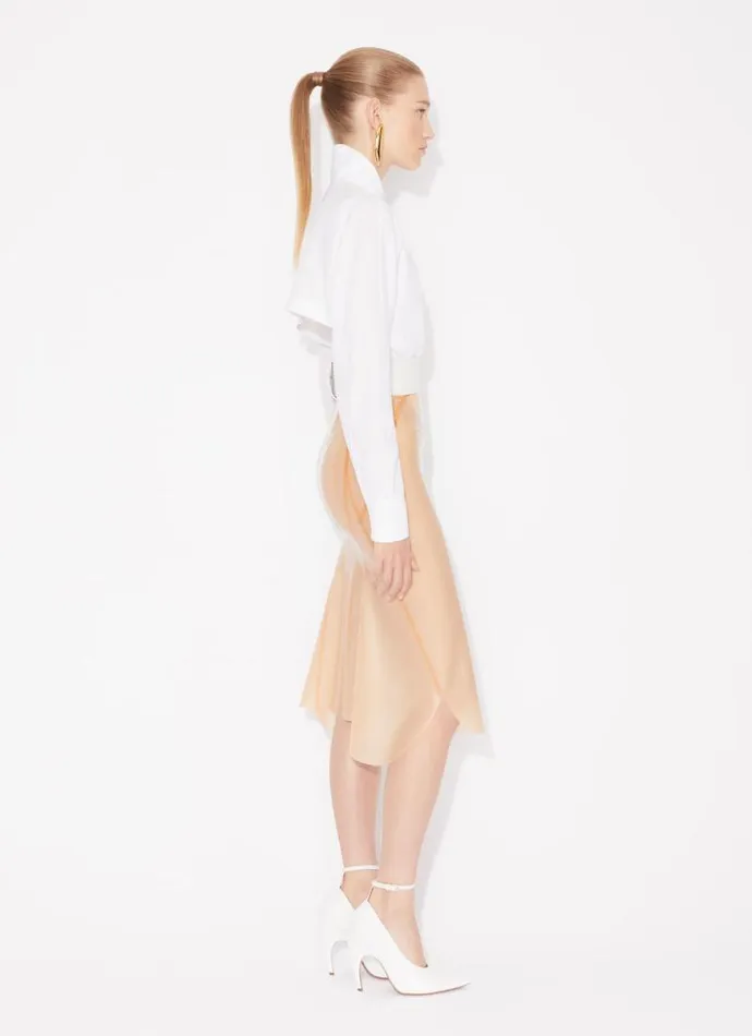 Alaa Bodysuits and Leggings LAYER BODYSHiRT White 8211 Women Alaa Bodysuits and Leggings LAYER BODYSHiRT White 8211 Women