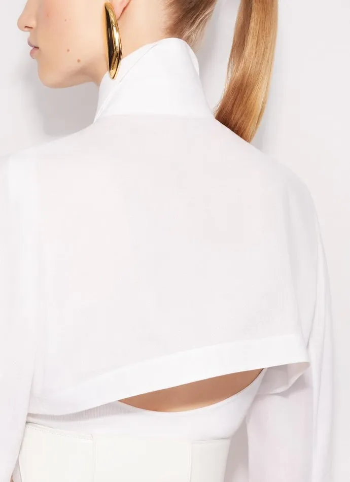Alaa Bodysuits and Leggings LAYER BODYSHiRT White 8211 Women Alaa Bodysuits and Leggings LAYER BODYSHiRT White 8211 Women