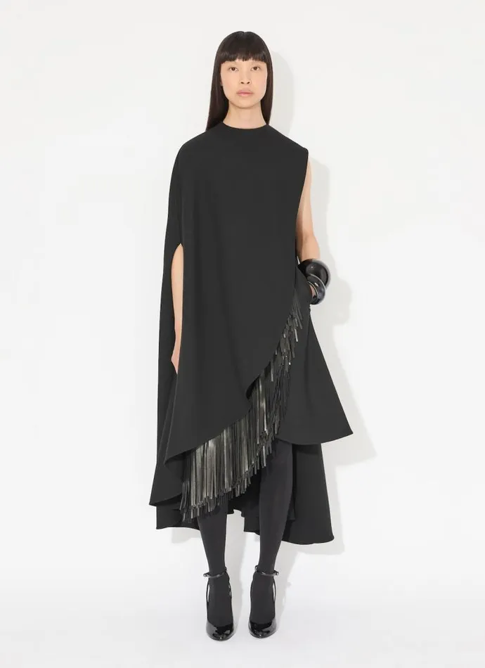 Alaa Coats and Jackets DOUBLE GABARDINE WOOL CAPE 8211 Women Alaa Coats and Jackets DOUBLE GABARDINE WOOL CAPE 8211 Women