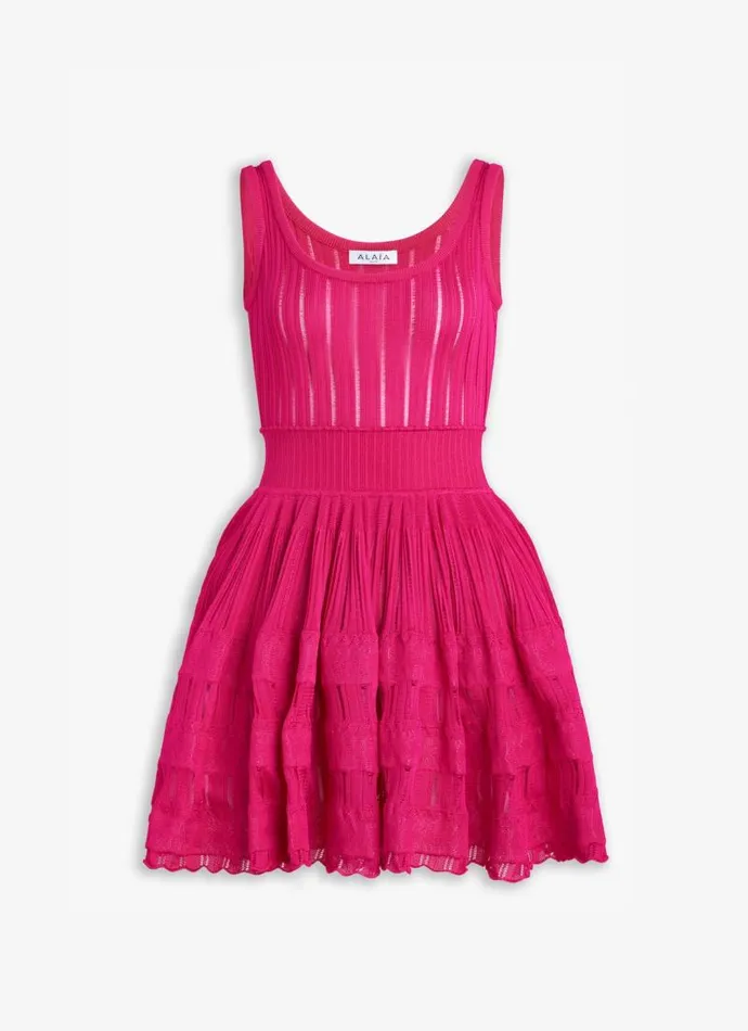 Alaa Dresses SHINY CRINOLINE DRESS Pink 8211 Women