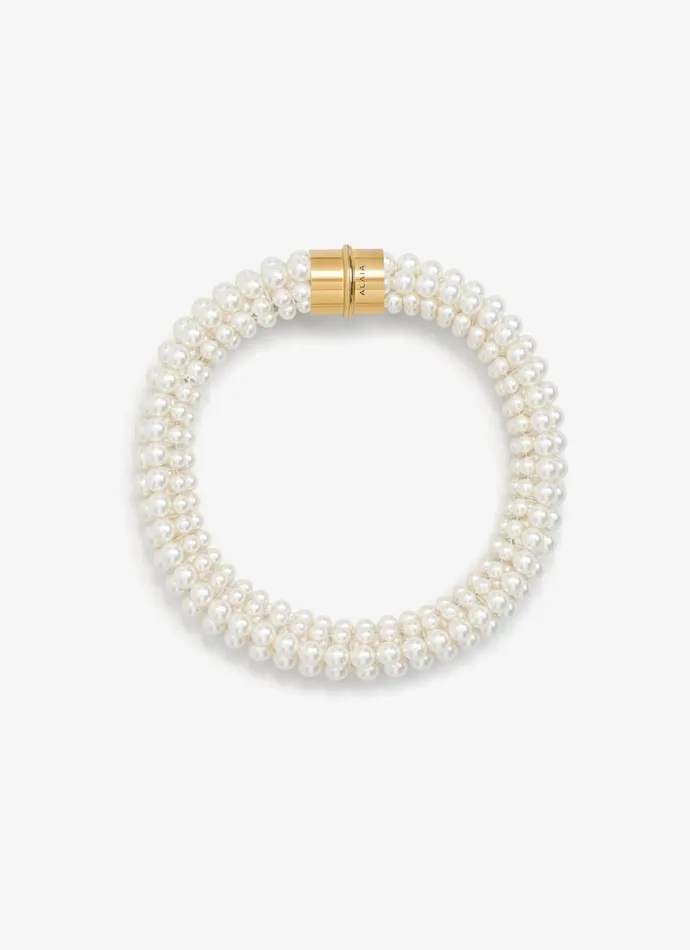 Alaa Jewels GRAPHIC PEARL NECKLACE White 8211 Women