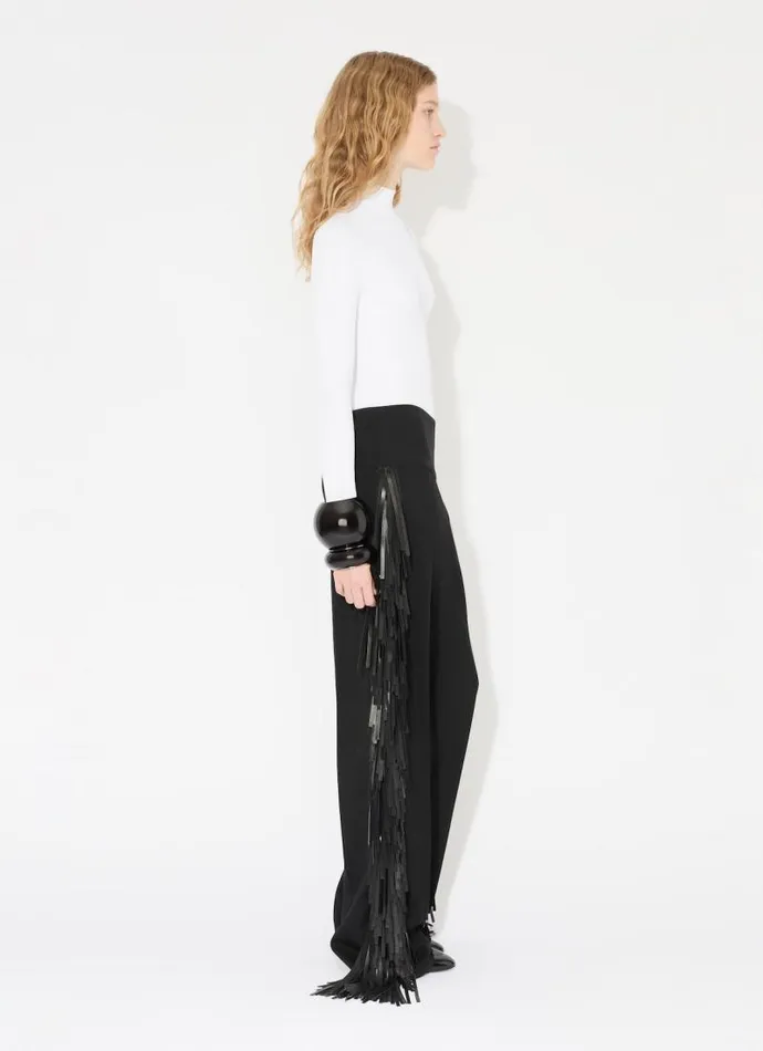 Alaa Knitwear RIBBED KNIT BODYSUIT White 8211 Women Alaa Knitwear RIBBED KNIT BODYSUIT White 8211 Women