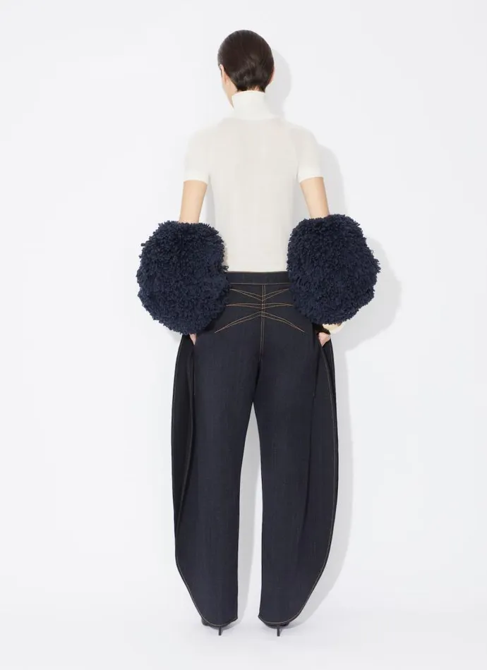 Alaa Knitwear SHORT SLEEVE BODY IN SHEER WOOL KNIT Natural White 8211 Women Alaa Knitwear SHORT SLEEVE BODY IN SHEER WOOL KNIT Natural White 8211 Women