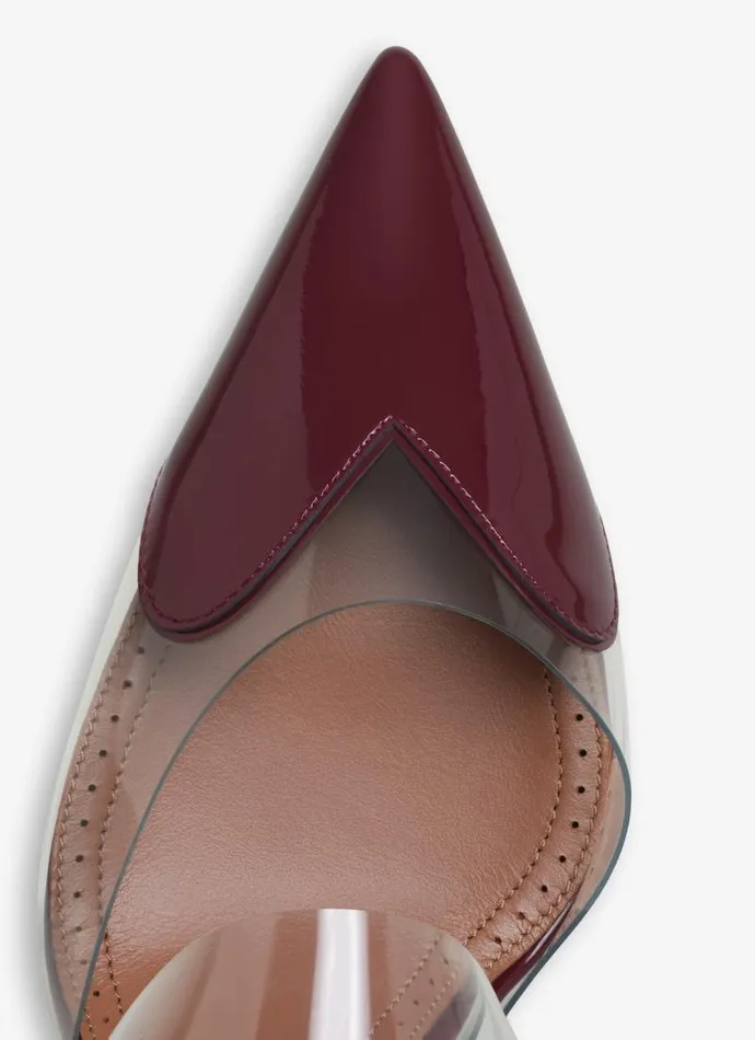 Alaa Mules LE CUR MULES IN PATENT CALFSKIN Red 8211 Women