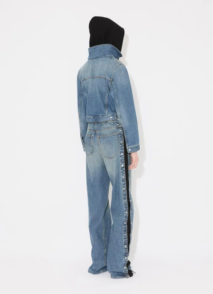 Alaa Pants and Shorts KNIT BAND JEANS IN STONE DENIM Bleu Vintage 8211 Women Alaa Pants and Shorts KNIT BAND JEANS IN STONE DENIM Bleu Vintage 8211 Women