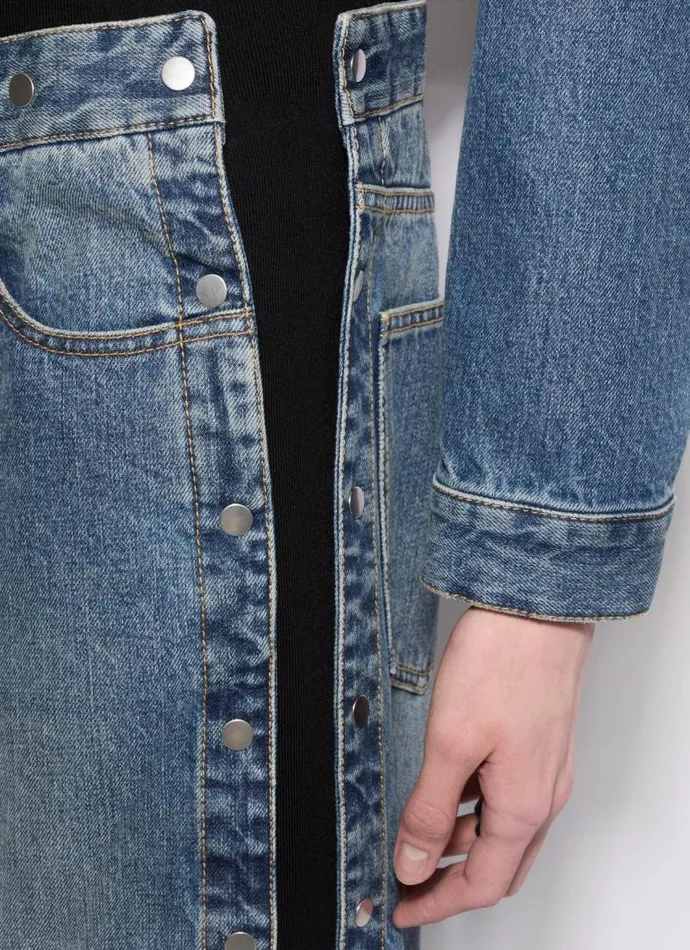 Alaa Pants and Shorts KNIT BAND JEANS IN STONE DENIM Bleu Vintage 8211 Women Alaa Pants and Shorts KNIT BAND JEANS IN STONE DENIM Bleu Vintage 8211 Women