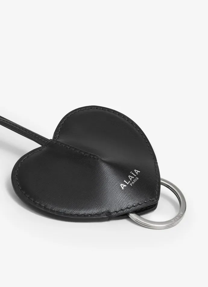Alaa Small Leather Goods LE CUR BELL KEY HOLDER IN CALFSKIN Black 8211 Women