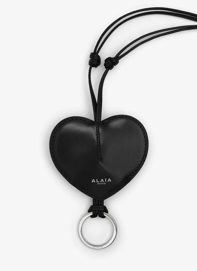 Alaa Small Leather Goods LE CUR BELL KEY HOLDER IN CALFSKIN Black 8211 Women