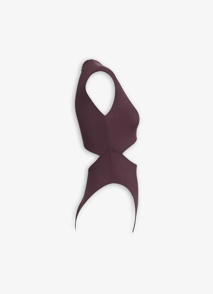 Alaa Swimwear CUT OUT SWIMSUIT Chocolate 8211 Women Alaa Swimwear CUT OUT SWIMSUIT Chocolate 8211 Women