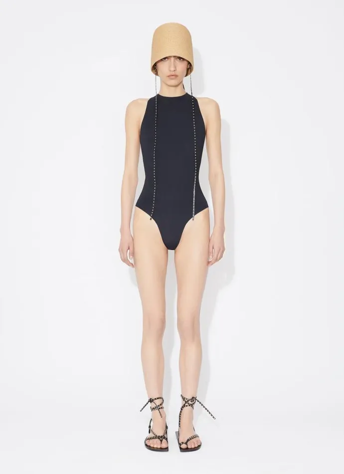 Alaa Swimwear HALTERNECK ALAIA SWIMSUIT IN JERSEY Black 8211 Women Alaa Swimwear HALTERNECK ALAIA SWIMSUIT IN JERSEY Black 8211 Women