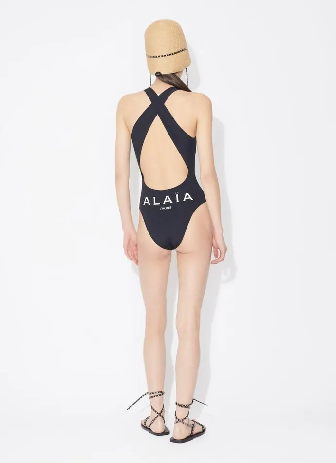 Alaa Swimwear HALTERNECK ALAIA SWIMSUIT IN JERSEY Black 8211 Women Alaa Swimwear HALTERNECK ALAIA SWIMSUIT IN JERSEY Black 8211 Women