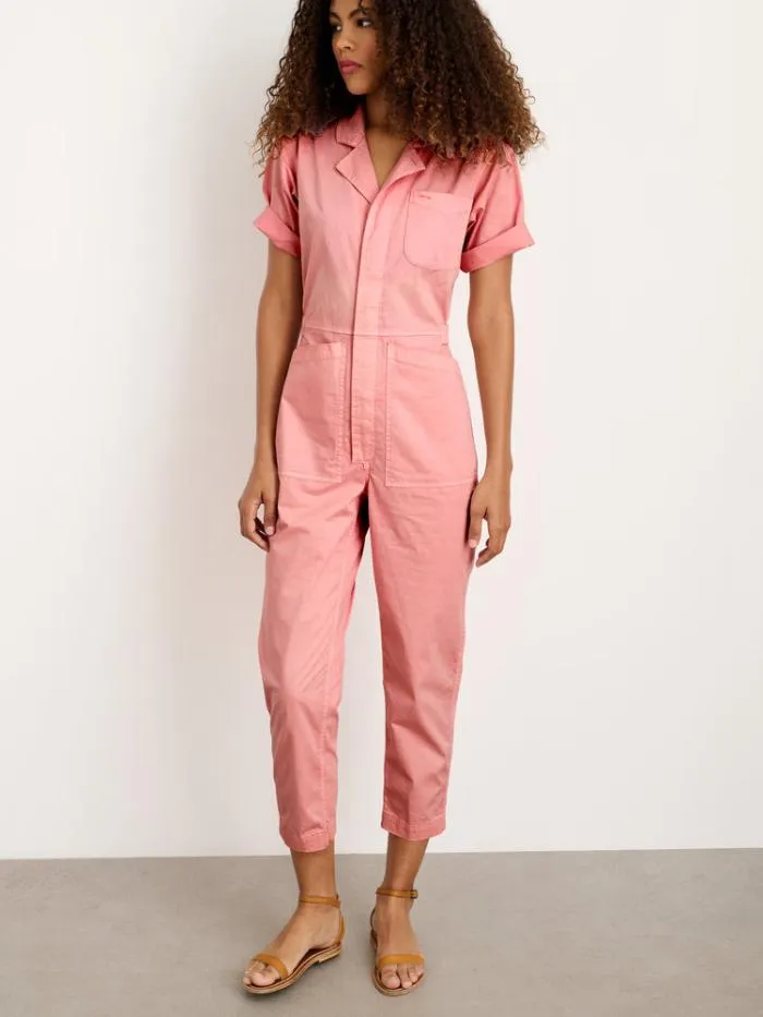 Alex Mill Jumpsuits Botanical Dyed Standard Short Sleeve Jumpsuit 8211 Women