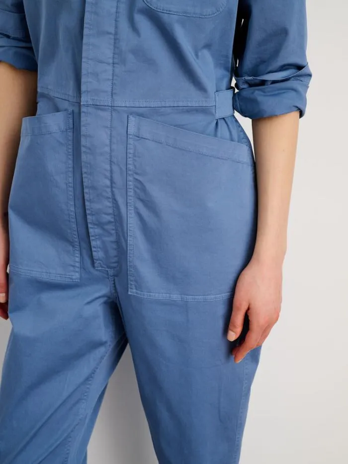 Alex Mill Jumpsuits Standard Jumpsuit In Cotton Twill Flight Blue 8211 Women