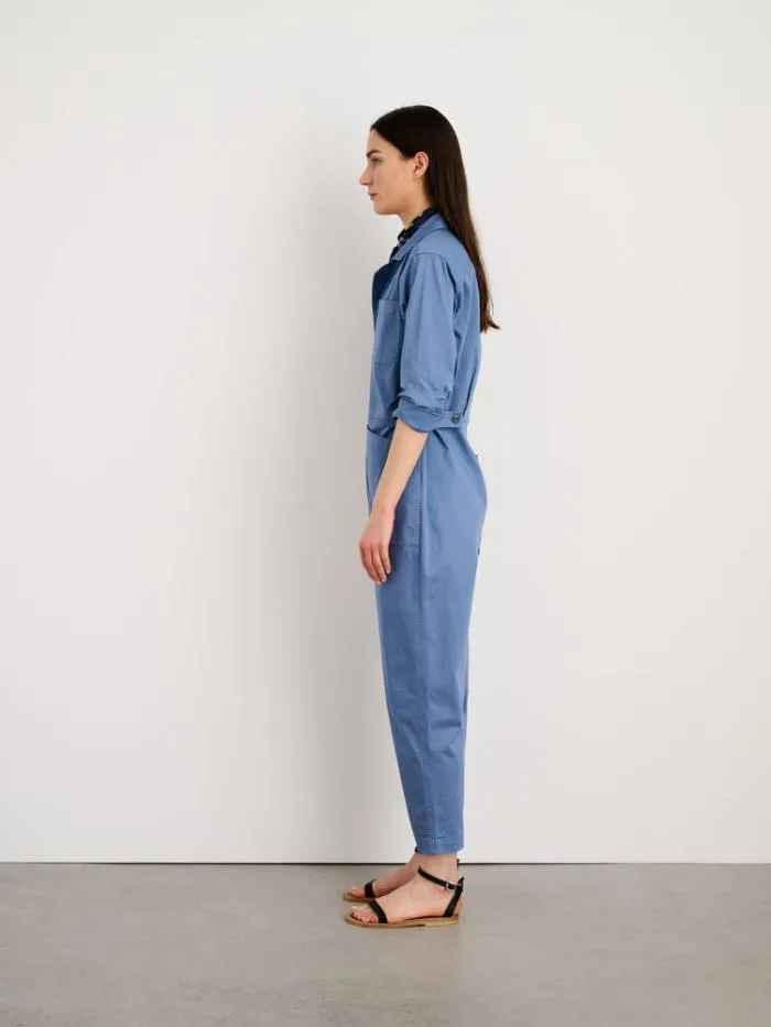Alex Mill Jumpsuits Standard Jumpsuit In Cotton Twill Flight Blue 8211 Women